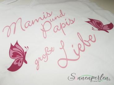 Kinder Shirt Mamis/Papis Große Liebe